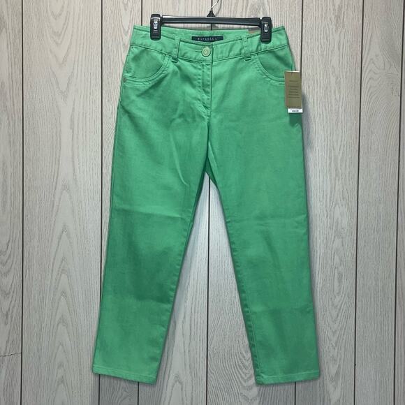 Rafaella Vibrant Green Capris - Picture 1 of 10